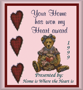 Home Is Where the Heart Is Award