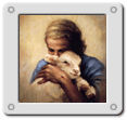 Jesus and the Lamb (Color)
