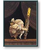 James Christensen art print: The Bassoonist