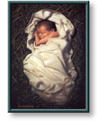 Simon Dewey art print: For Unto Us a Child is Born