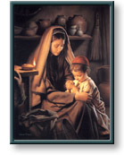 Simon Dewey art print: In Favor With God