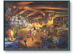 Tom duBois art print: Pinocchio's Magical Adventures