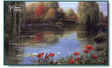 Peter Ellenshaw - Fall Reflections at Giverny