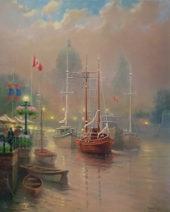 Harbor Fog by G. Harvey