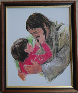 Christ with Child by Frances Hook