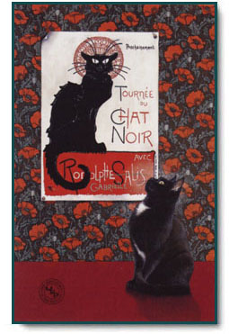 Gabrielle and the Art Nouveau Poster by Lesley Anne Ivory