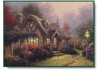 Thomas Kinkade - Candlelight Cottage