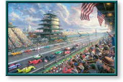 Indy Excitement by Thomas Kinkade