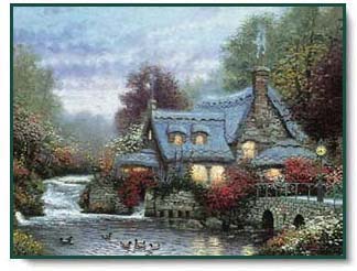 Thomas Kinkade - The Miller's Cottage