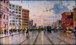 San Francisco, 1909 by Thomas Kinkade