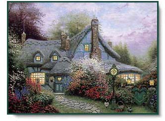 Thomas Kinkade - Sweetheart Cottage