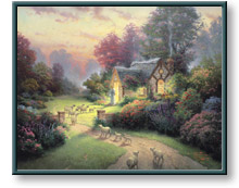 Thomas Kinkade - The Good Shepherd's Cottage