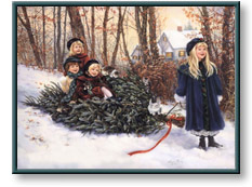 Sandra Kuck art print: Christmas Memories