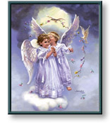 Sandra Kuck art print: Heavenly Message