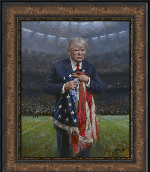 [Image: respect-the-flag-brown-burl-frame-with-g...purge=true]