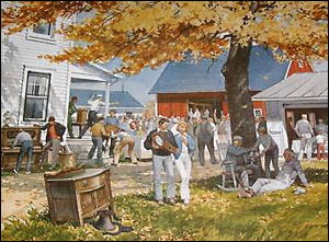 Country Auction by Charles Peterson