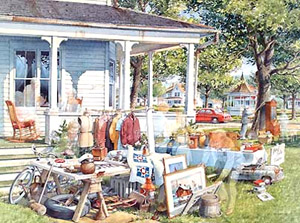 Yard Sale by Charles Peterson