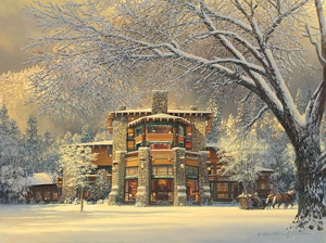 Christmas Eve at the Ahwahnee by William S. Phillips