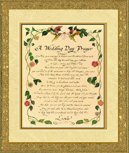 Candy Roe - A Wedding Day Prayer - Christ-Centered Art