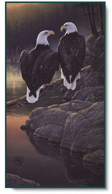 Daniel Smith - Dawn's Early Light Bald Eagles