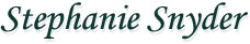 STEPHANIE SNYDER