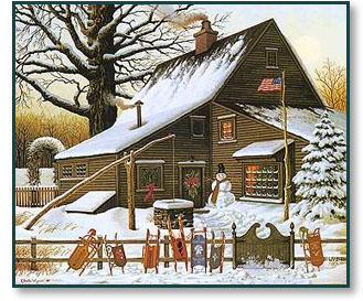 Charles Wysocki - Cocoa Break at the Copperfields
