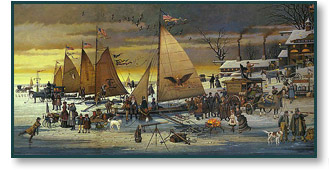 Charles Wysocki - Ice Riders of Chesapeake Bay