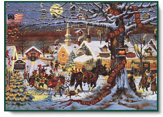 Charles Wysocki - Small Town Christmas